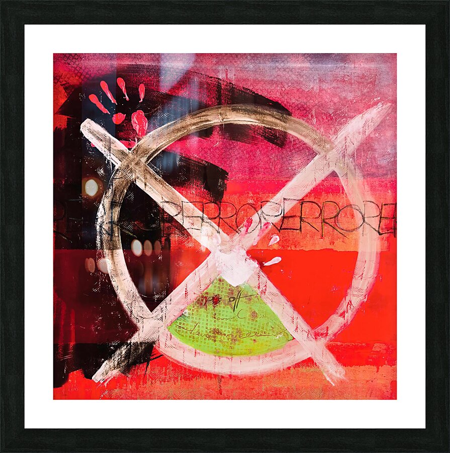 error Picture Frame print
