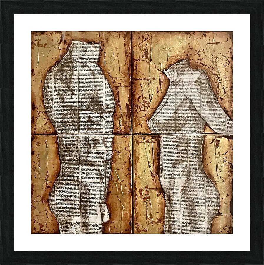 perfect couple Picture Frame print