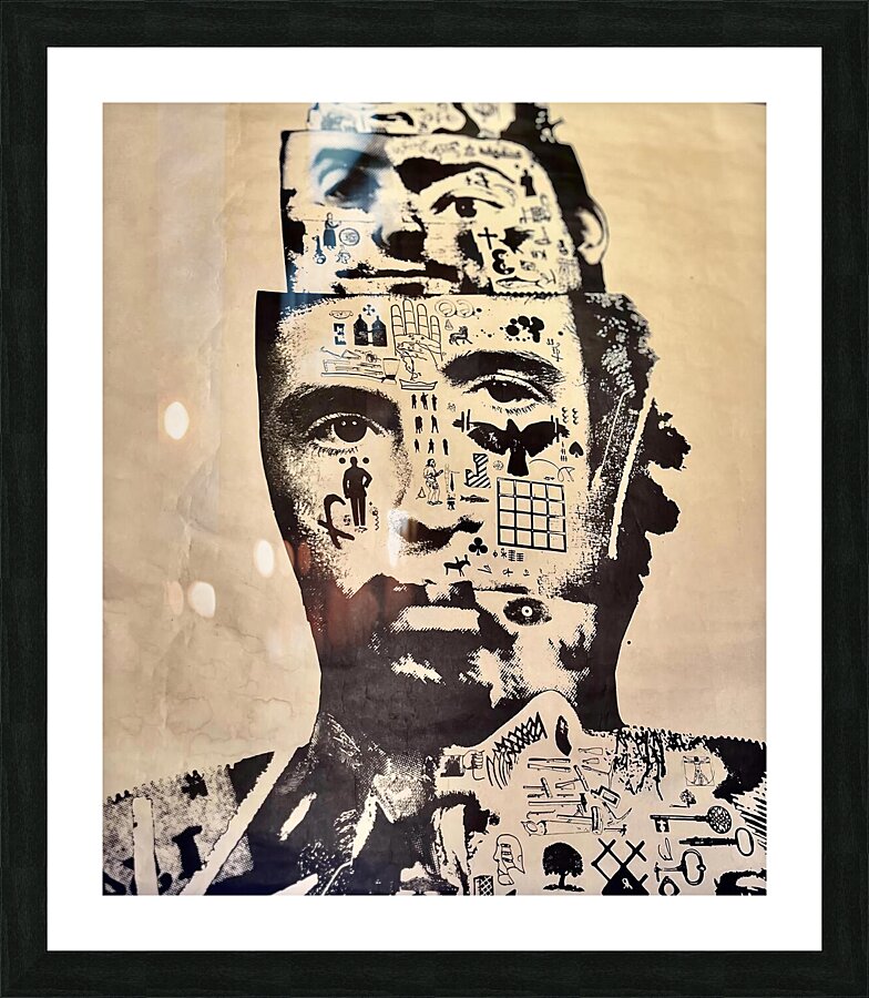 faces Picture Frame print