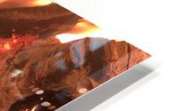 flame texture  HD Metal print