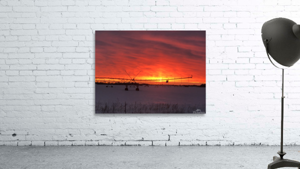 Sunrise on the farm Wall Preview
