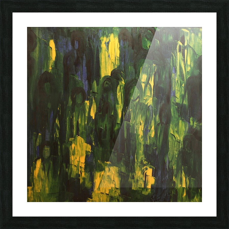 Burnt Jungle Picture Frame print