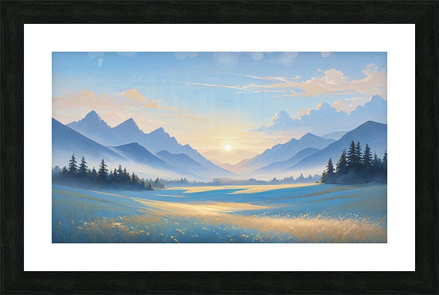 Tranquility Valley Picture Frame print