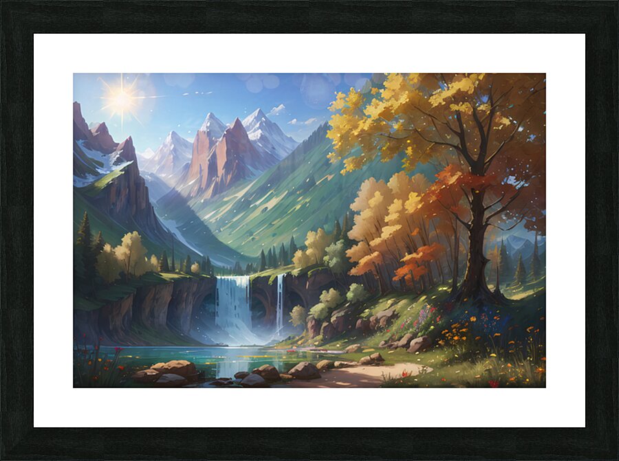 Peace in the Wild Picture Frame print