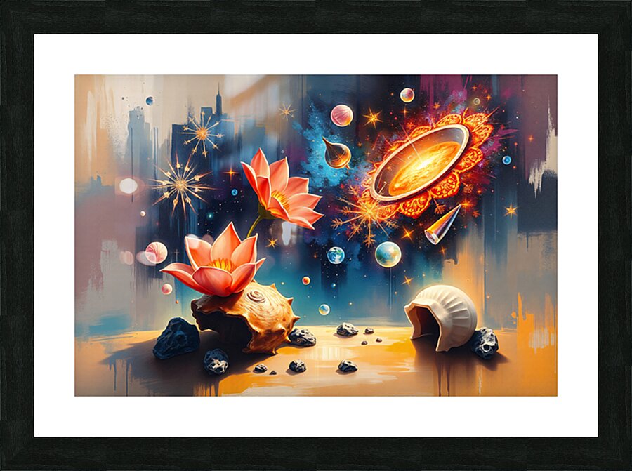 Celestial Horizon Picture Frame print