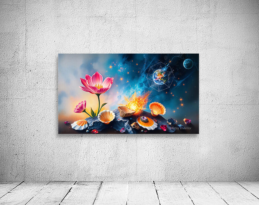 Cosmic Lotus Wall Preview