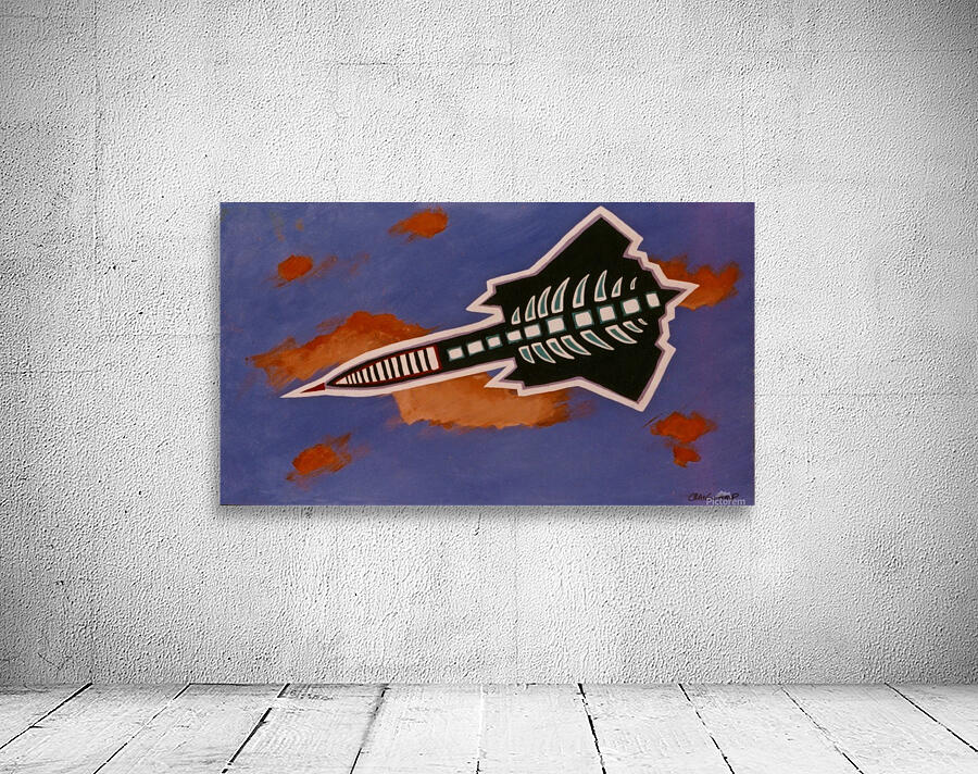 Rocket Ship Wall Preview