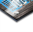 R. White Sign Acrylic print