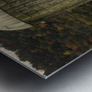 Silo With Autumn Foliage Metal print