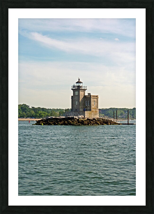 Huntington Lighthouse Picture Frame print