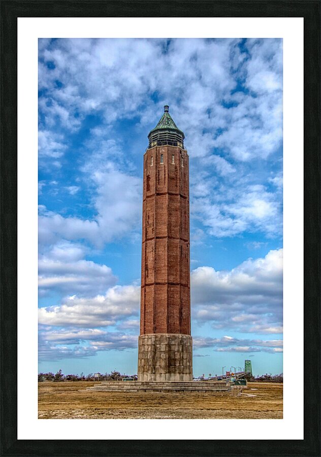 Water Tower At Robert Moses Picture Frame print