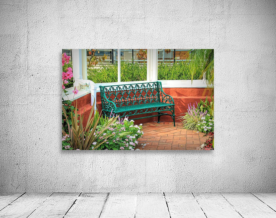 An Inviting Bench  Wall Preview