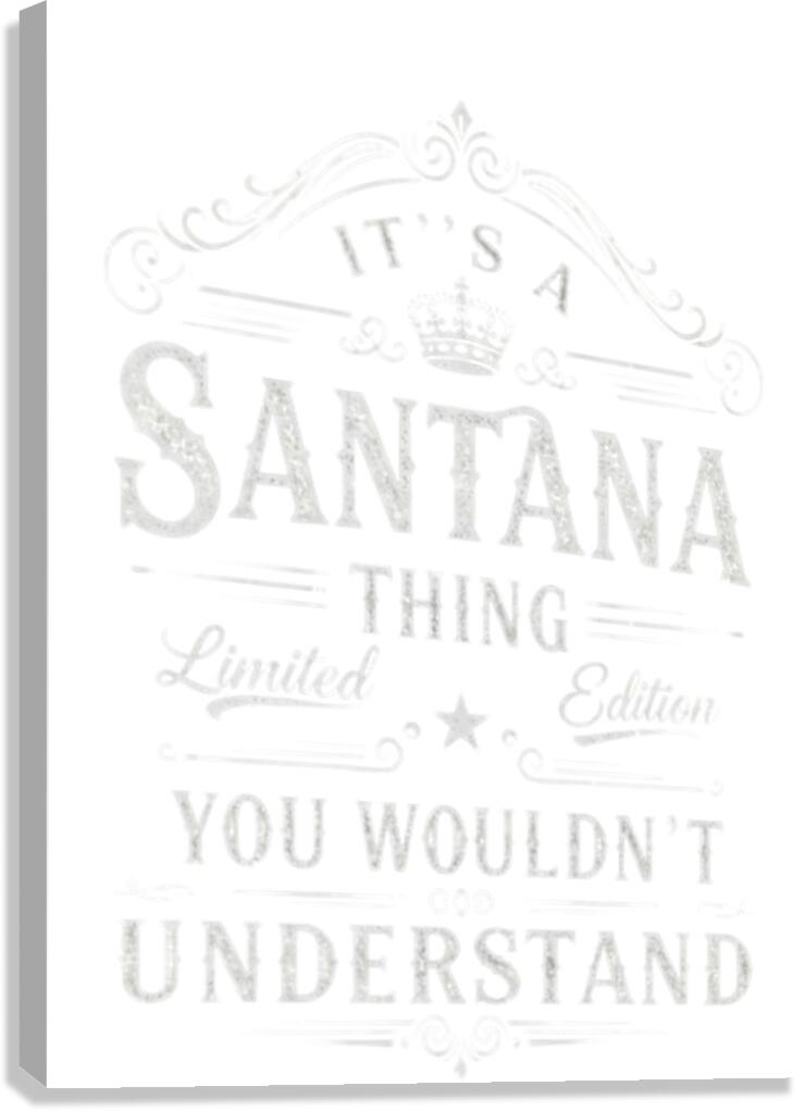 Santana 10 Canvas Print