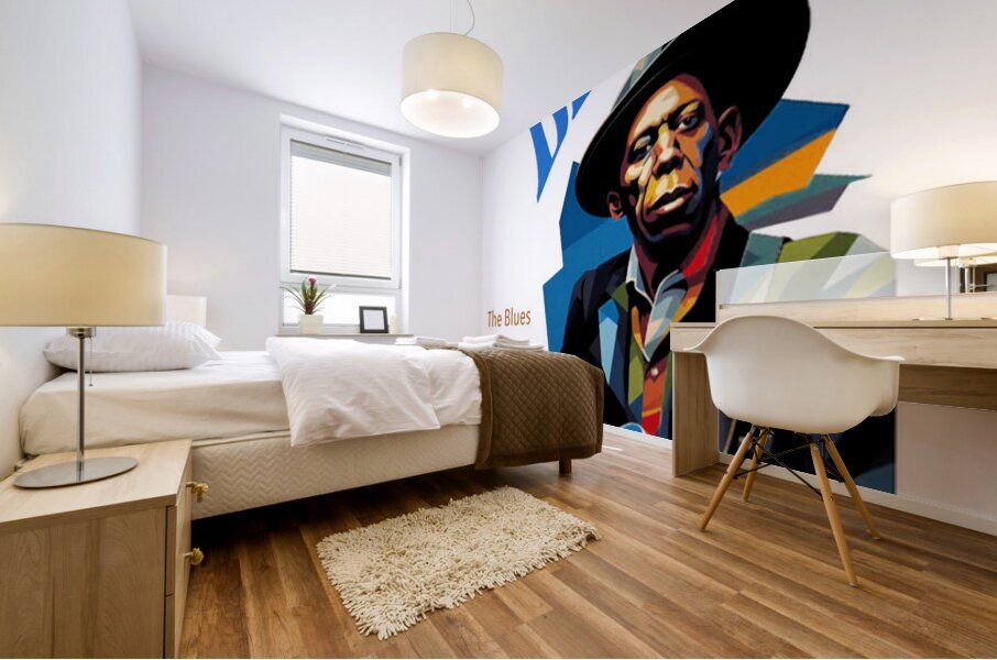 Robert Johnson 16 Mural print
