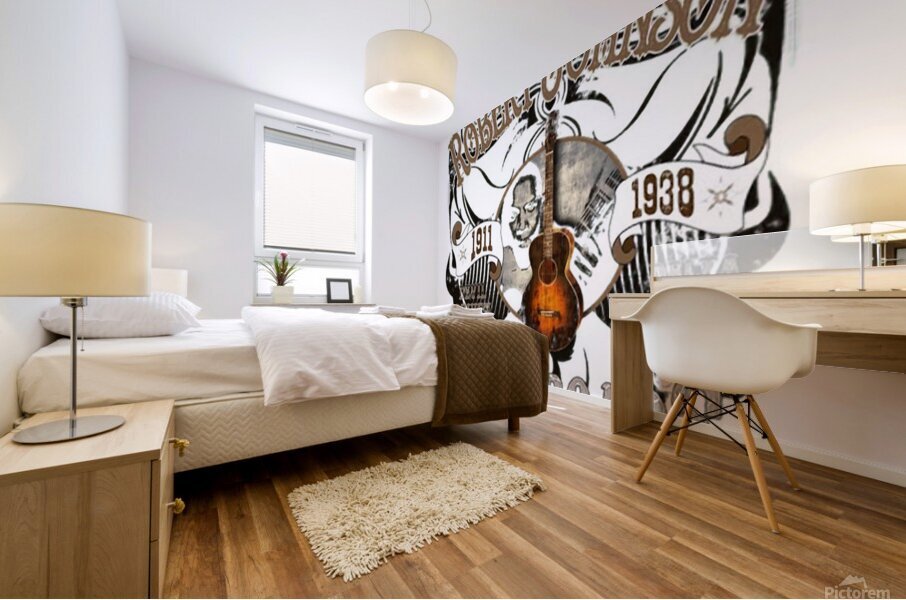 Robert Johnson 22 Mural print