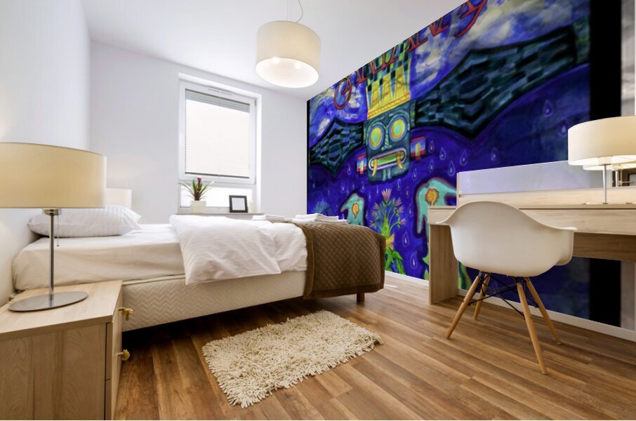 Santana 1 Mural print