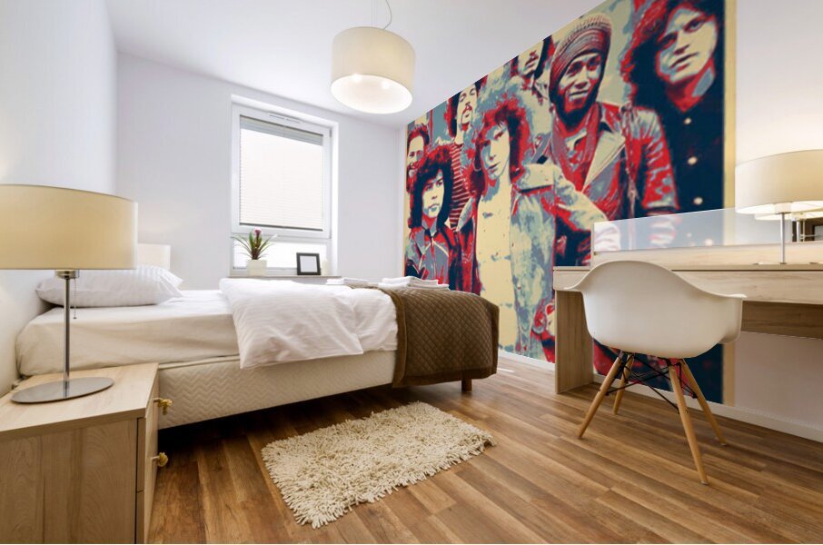 Santana 18 Mural print