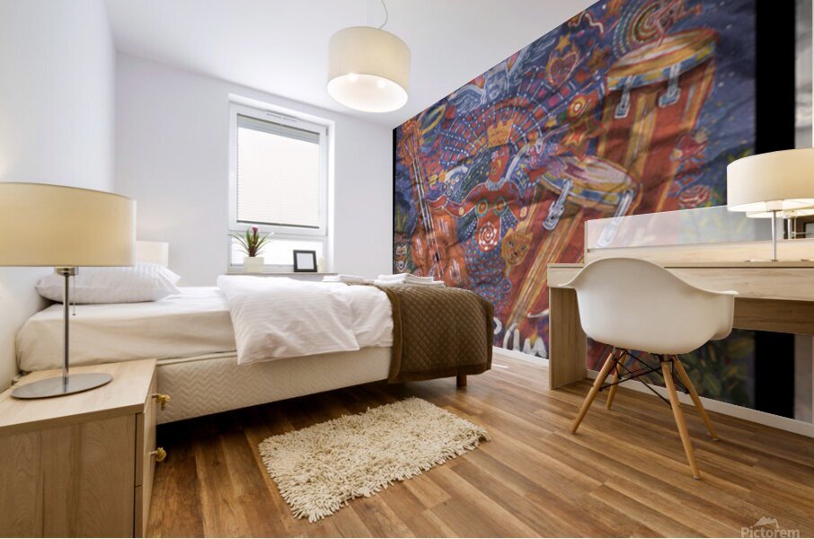 Santana 34 Mural print