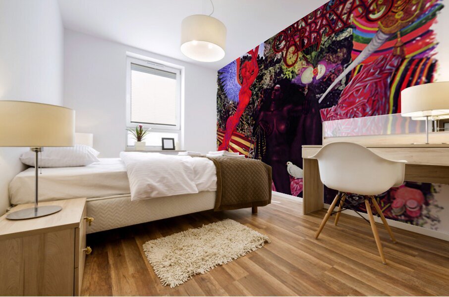 Santana 38 Mural print