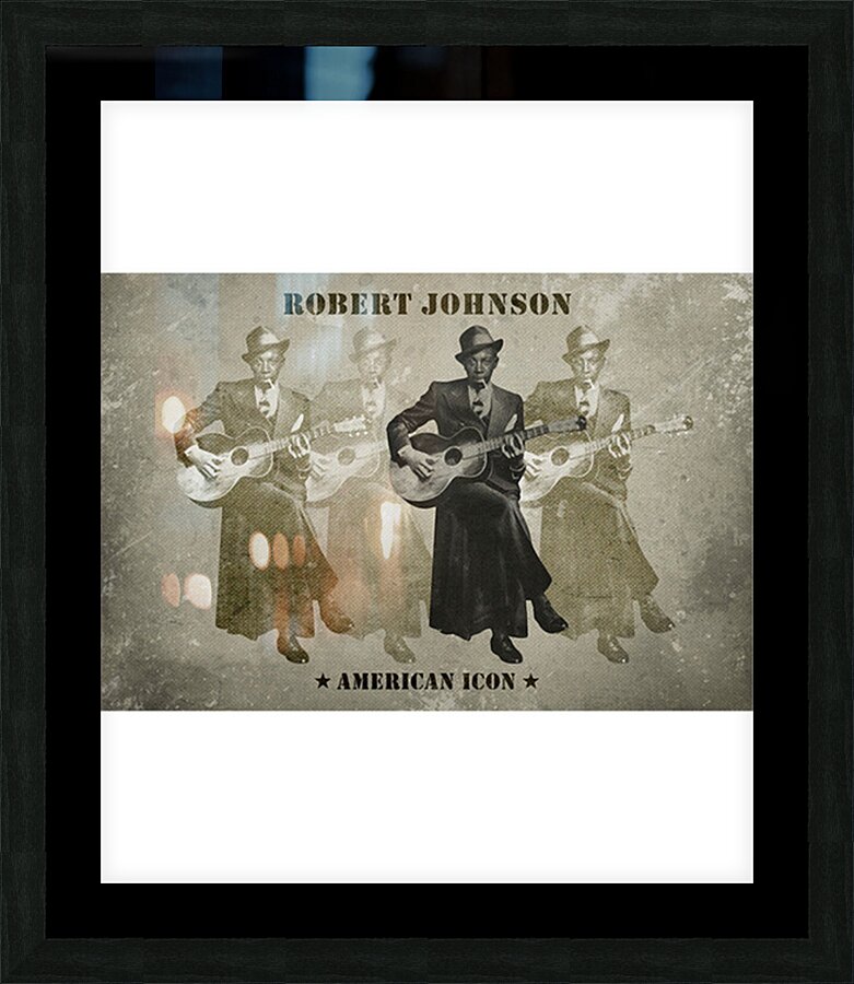 Robert Johnson 2 Picture Frame print