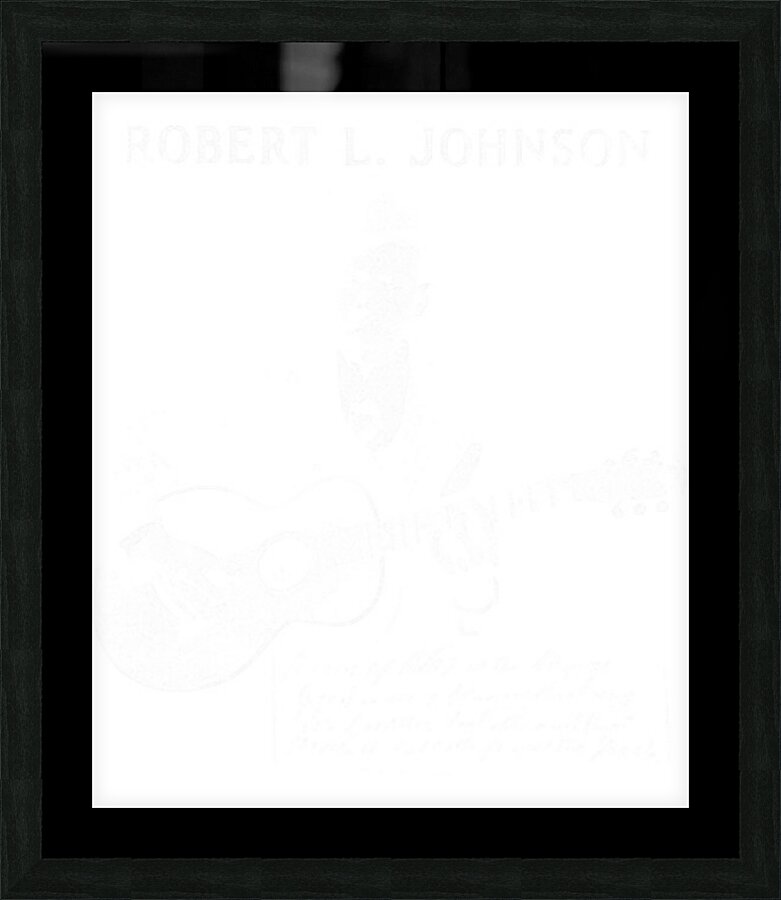 Robert Johnson 11 Picture Frame print