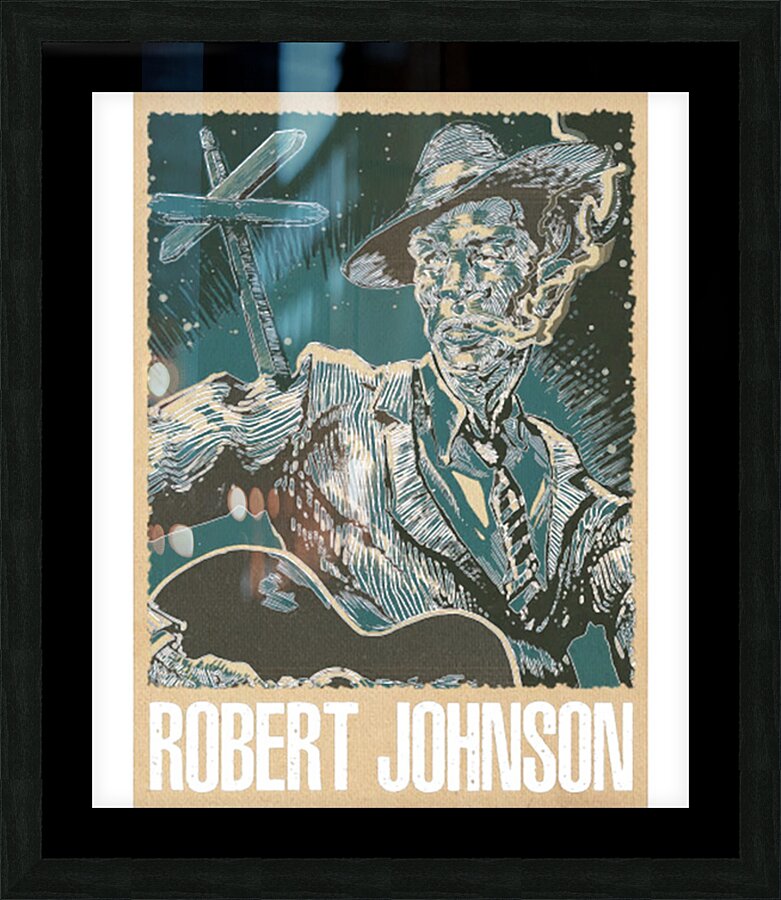 Robert Johnson 15 Picture Frame print