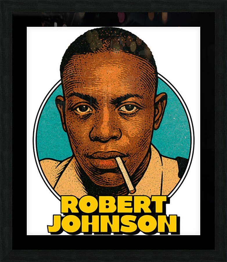 Robert Johnson 18 Picture Frame print