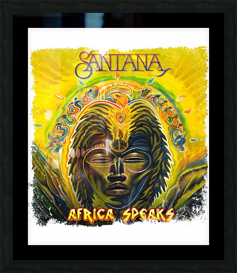 Santana 2 Picture Frame print