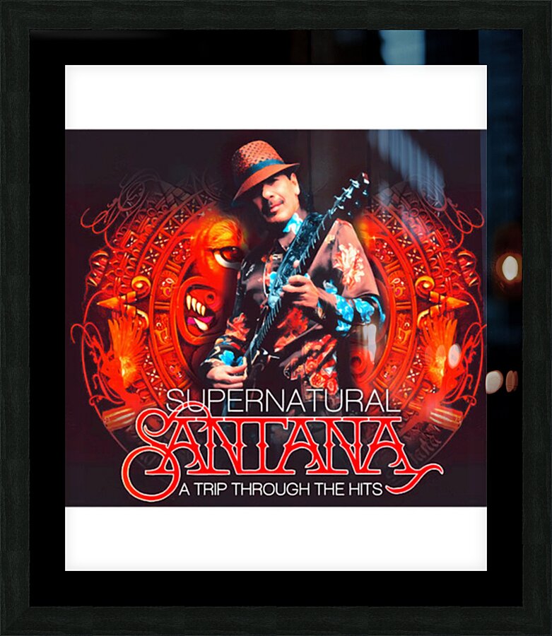 Santana 5 Picture Frame print