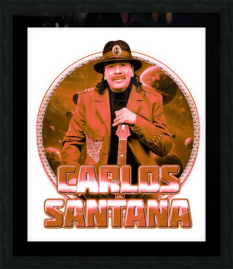 Santana 11 Picture Frame print