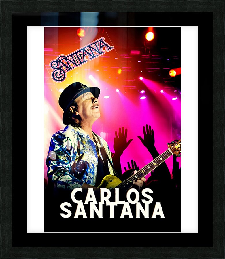 Santana 17 Picture Frame print