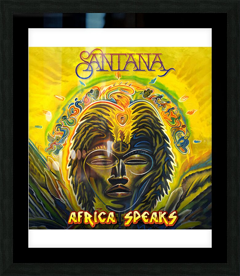 Santana 19 Picture Frame print