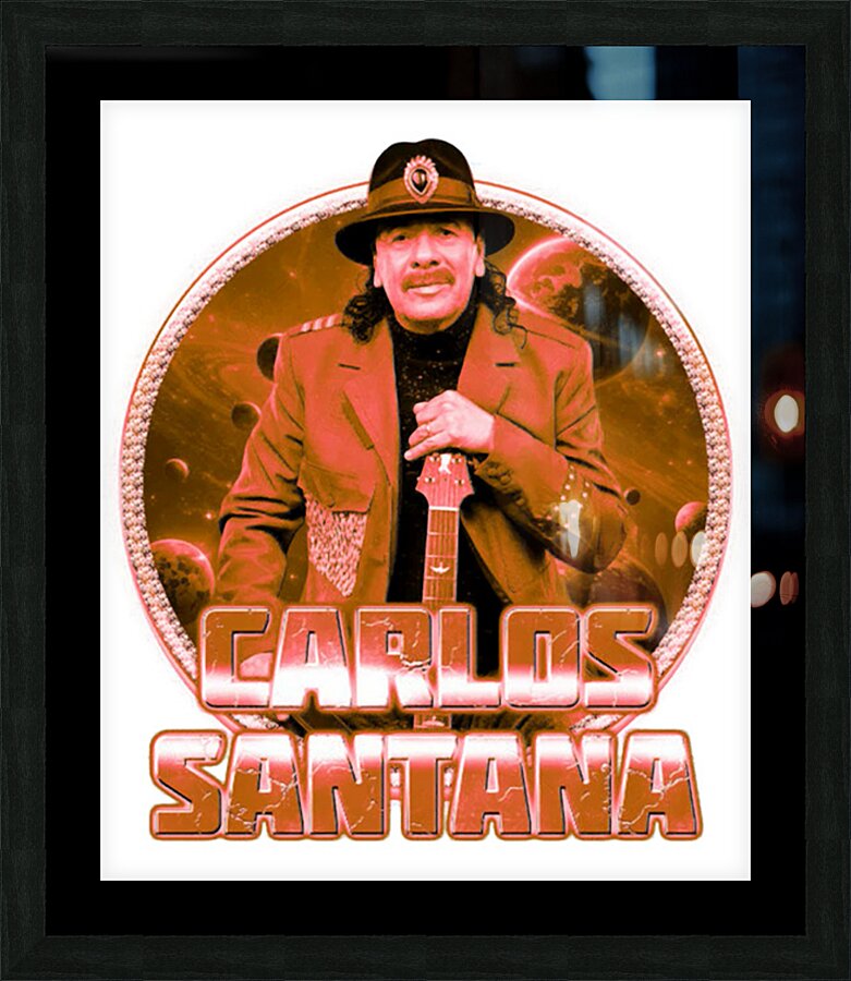 Santana 20 Picture Frame print