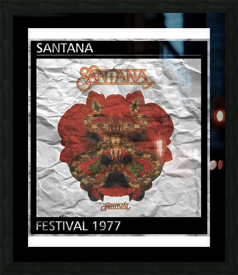 Santana 22 Picture Frame print