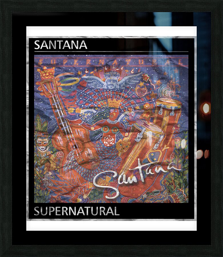 Santana 34 Picture Frame print