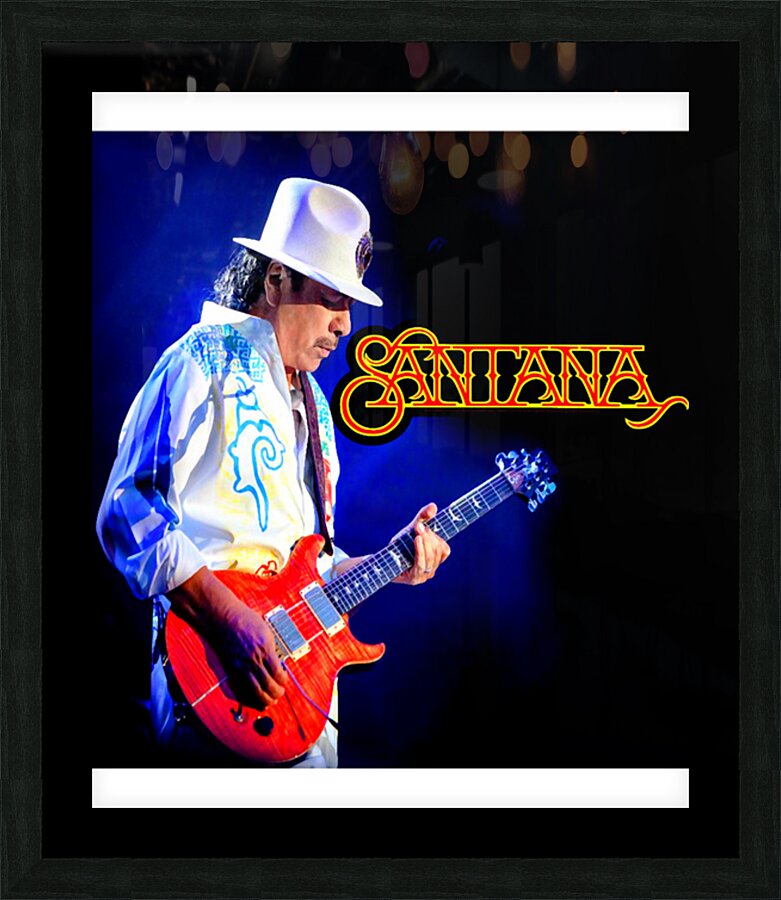 Santana 39 Picture Frame print
