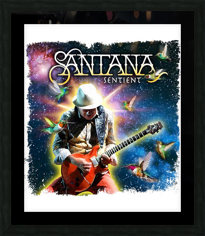 Santana 40 Picture Frame print