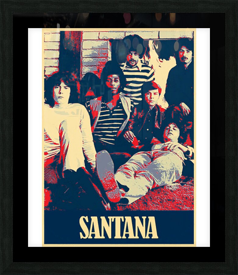 Santana 41 Picture Frame print