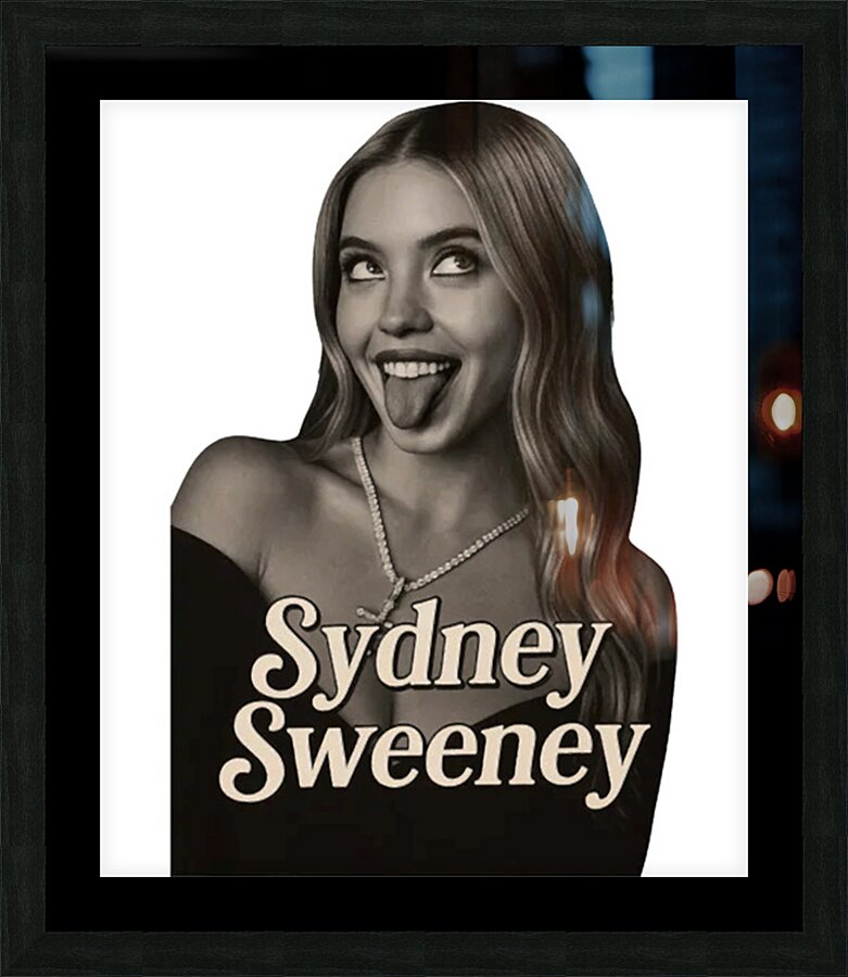 Sydney Sweeney 7 Picture Frame print