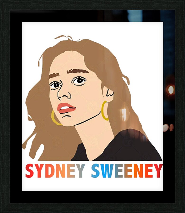 Sydney Sweeney 9 Picture Frame print