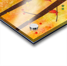 Birds in an autumn forest paper collage Impression Acrylique