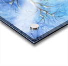 Two cats meet under the mistletoe Acrylic print