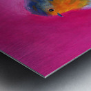 Little Robin acrylic painting Impression metal