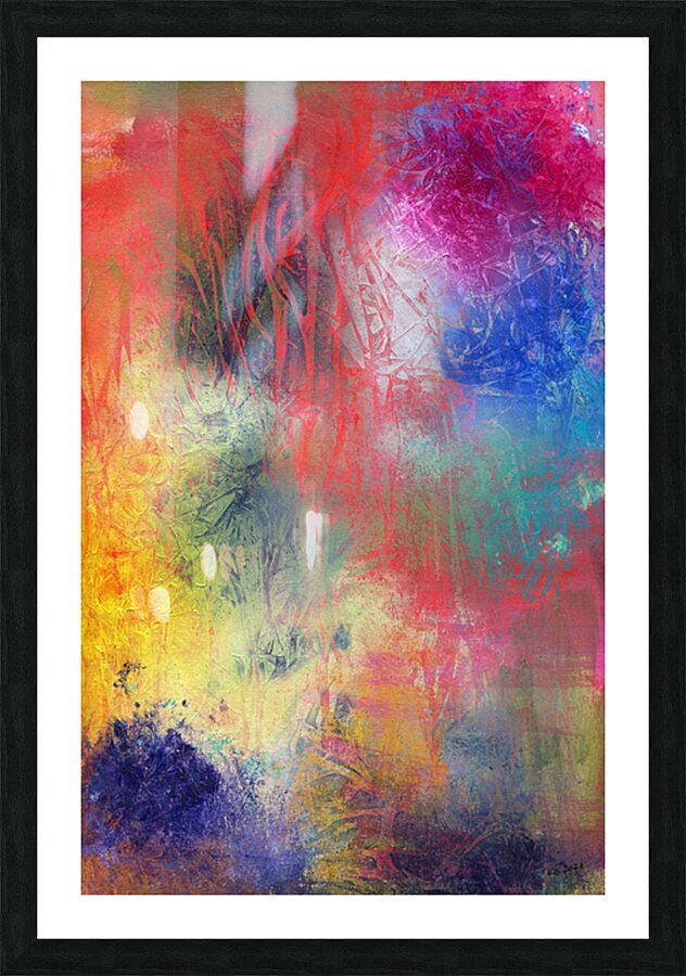 Mystical forest acrylic painting Impression et Cadre photo