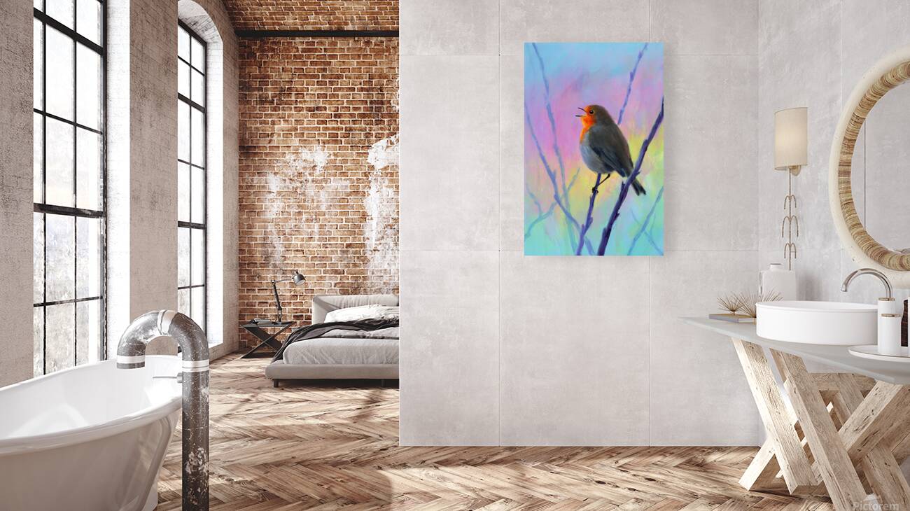 A new day acrylic painting Reproduction