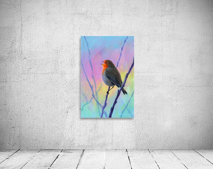 A new day acrylic painting Wall Preview