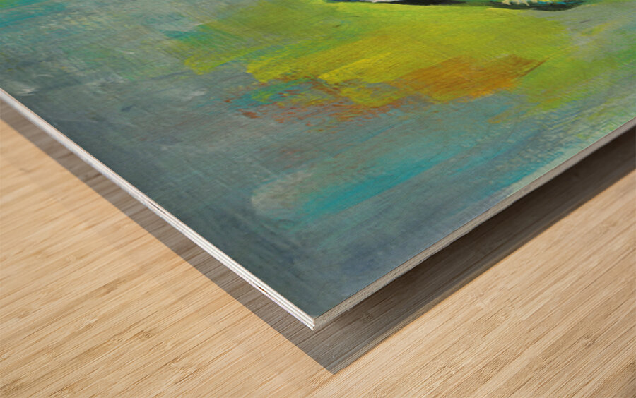 Great tit acrylic painting  Impression sur bois