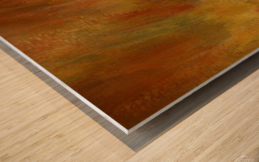 North American Robin portrait Impression sur bois