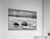 Moeraki Boulders and Waves Acrylic Print
