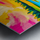 Landscape with Flowers Metal print